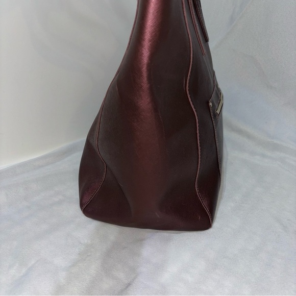 Bath & Body Works Metallic Burgundy Tote Bag - Picture 3 of 10